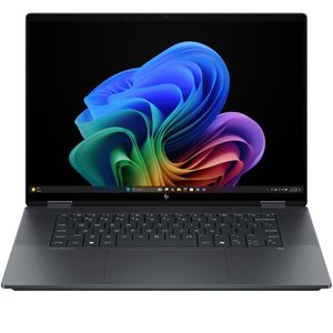 لپ تاپ 16 اینچی اچ‌ پی مدل OmniBook X Flip 16-as0023dx-Core Ultra 7 256V-16GB LPDDR5X 8533MHz-1TB SSD-Touch-Backlit-W به همراه قلم