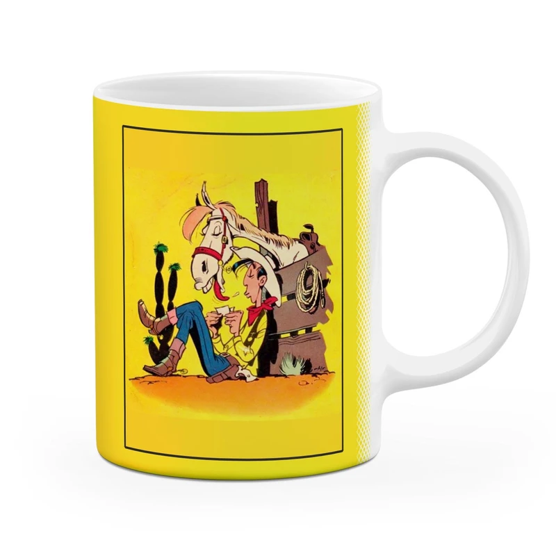 ماگ نادیراد طرح شخصیت کارتونی مدل لوک خوش شانس