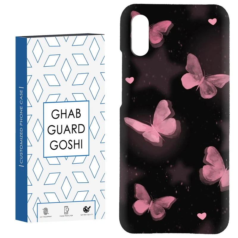 کاور قاب گارد گوشی طرح پروانه کد Dimo-182 مناسب برای گوشی موبایل شیائومی Redmi 9A / 9i