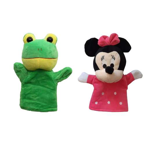 عروسک نمایشی طرح میکی موس و قورباغه مدل 1321 بسته 2 عددی