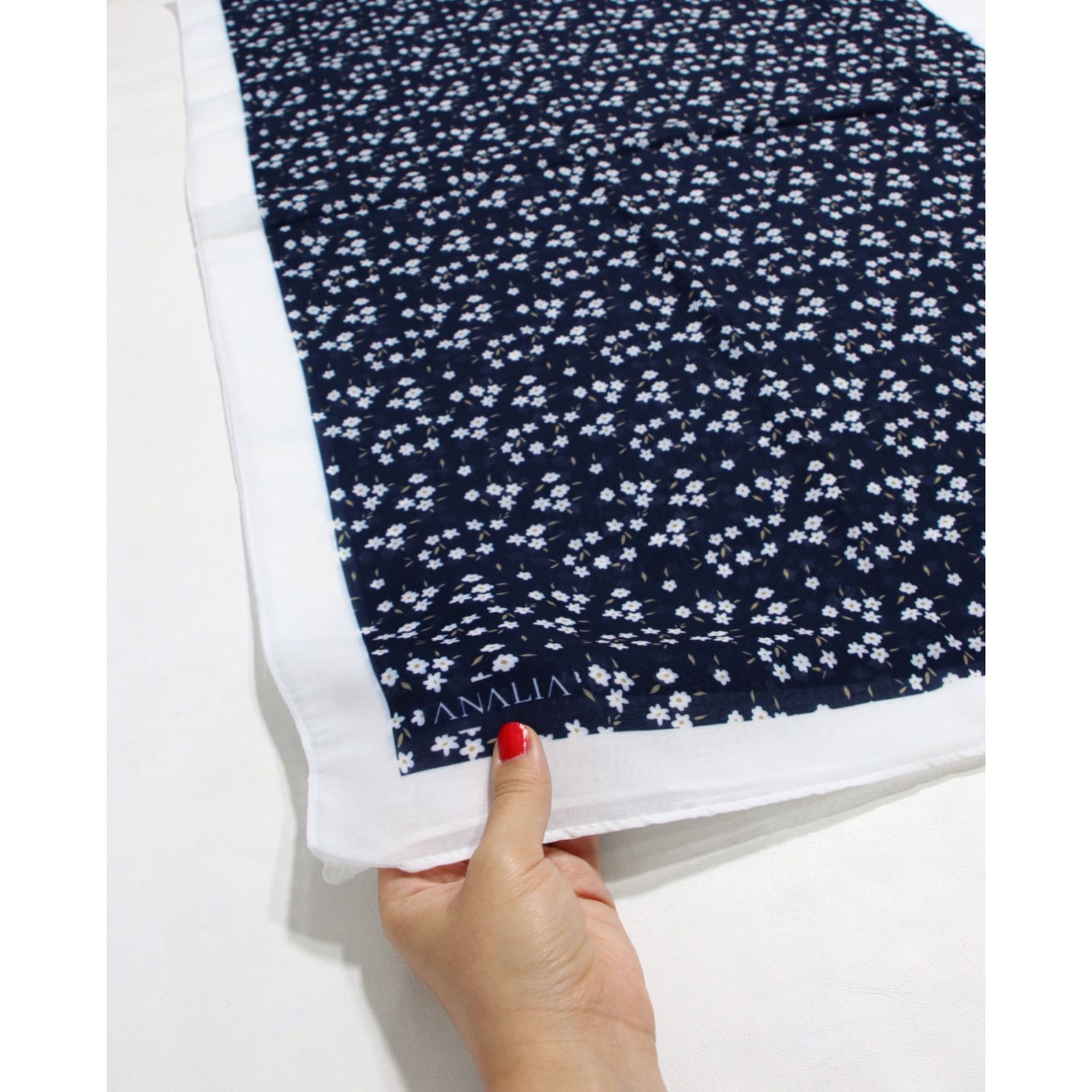 شال زنانه مدل خنک تابستانه طرح گل کد 7062 -  - 30