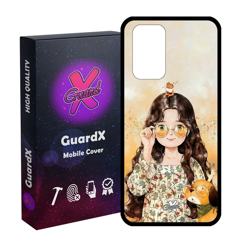 کاور گارد ایکس طرح Girl مدل Glass10253 مناسب برای گوشی موبایل شیائومی Redmi Note 10 Pro / Note 10 Pro Max