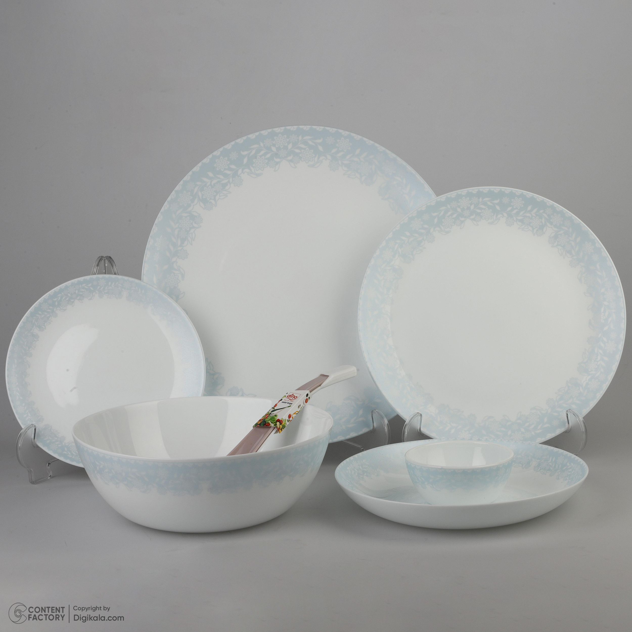 سرویس 26 پارچه دینو طرح دایره کلاسیک مدل آنوشا