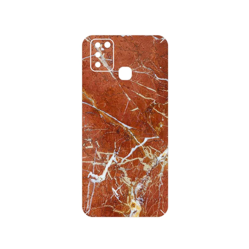 برچسب پوششی ماهوت مدل Red Marble مناسب برای گوشی موبایل اینفینیکس Smart 6 X657B