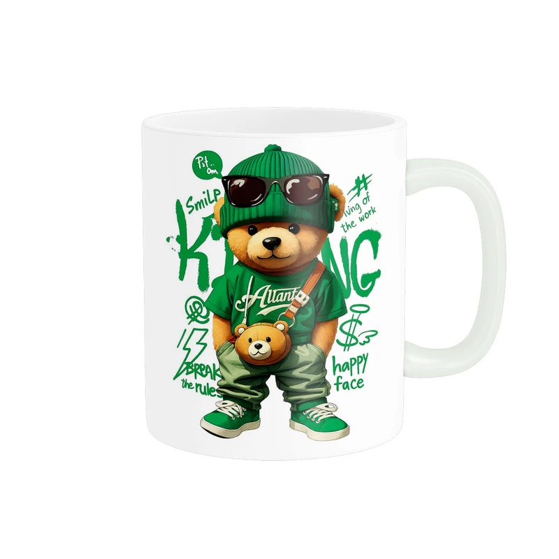 ماگ پاد آفرین مدل خرس تدی فانتزی کد 2569