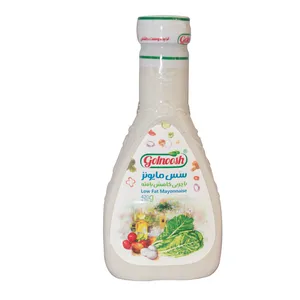 سس مایونز با چربی کاهش یافته گلنوش - 420 گرم