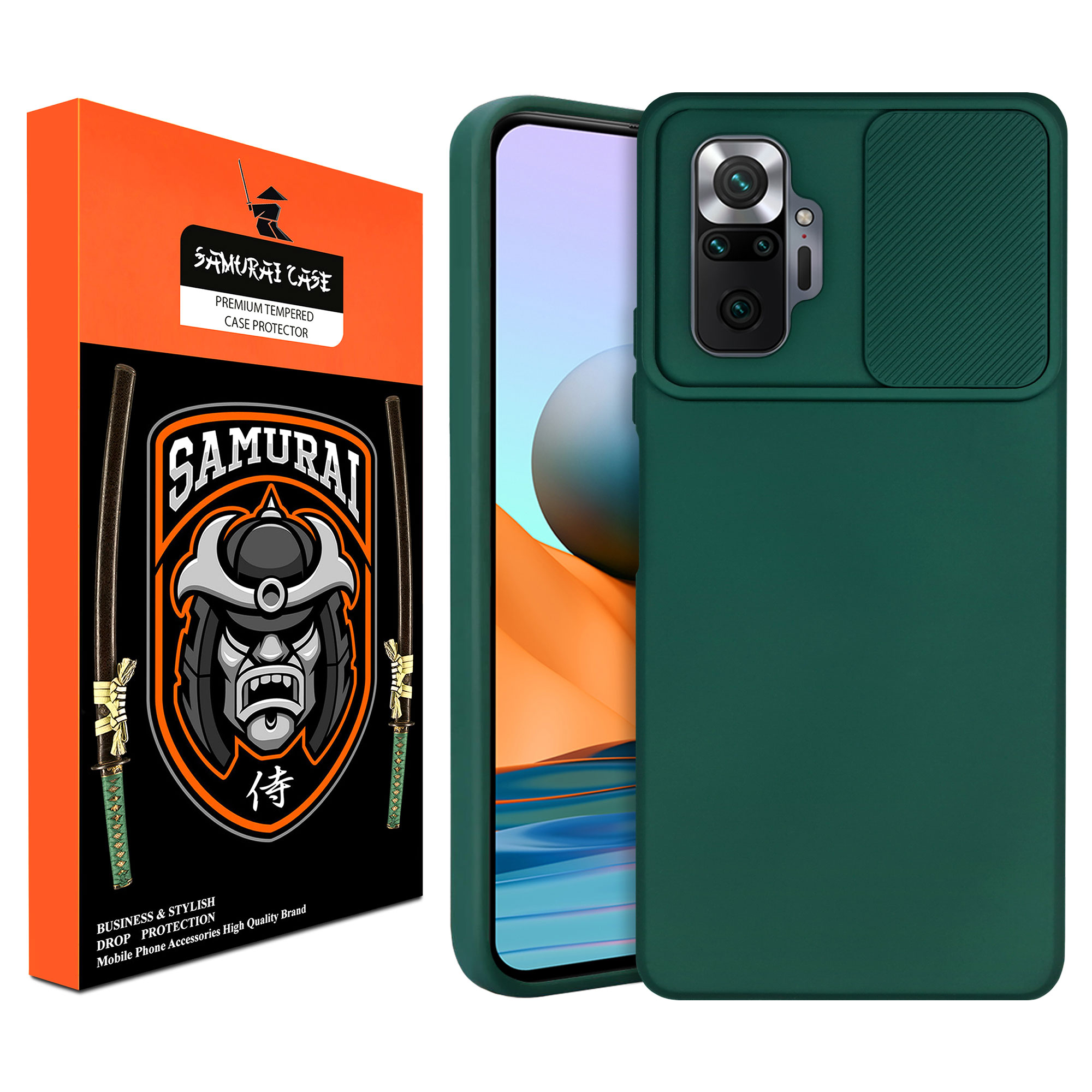 کاور سامورایی مدل Cam 2 مناسب برای گوشی موبایل شیائومی Redmi Note 10 Pro