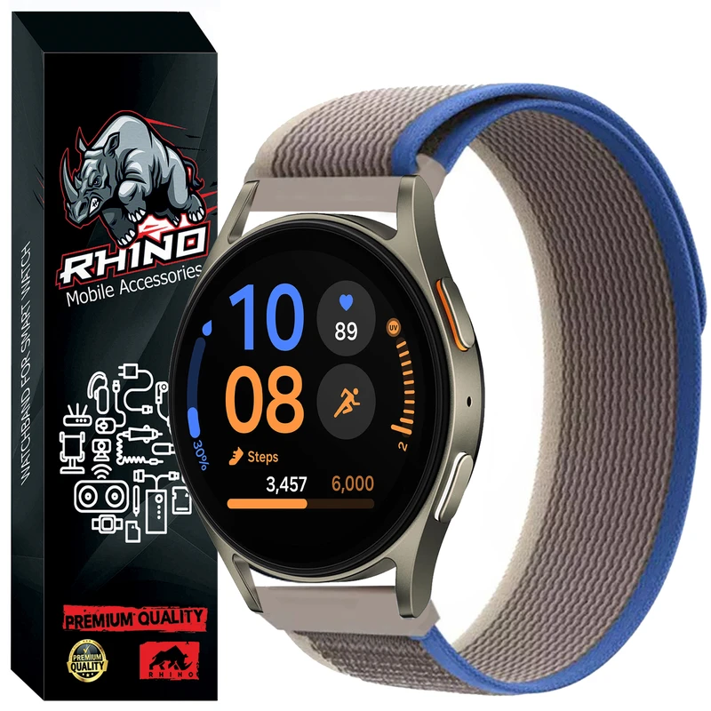 بند راینو مدل Trail مناسب برای ساعت هوشمند سامسونگ Galaxy Watch FE