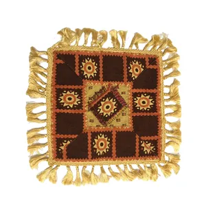 کاور کوسن سوزن دوزی مدل خورشیدی کد 17