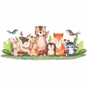 نقد و بررسی استیکر دیواری کودک راتیانا مدل جنگل حیوانات 2 توسط خریداران