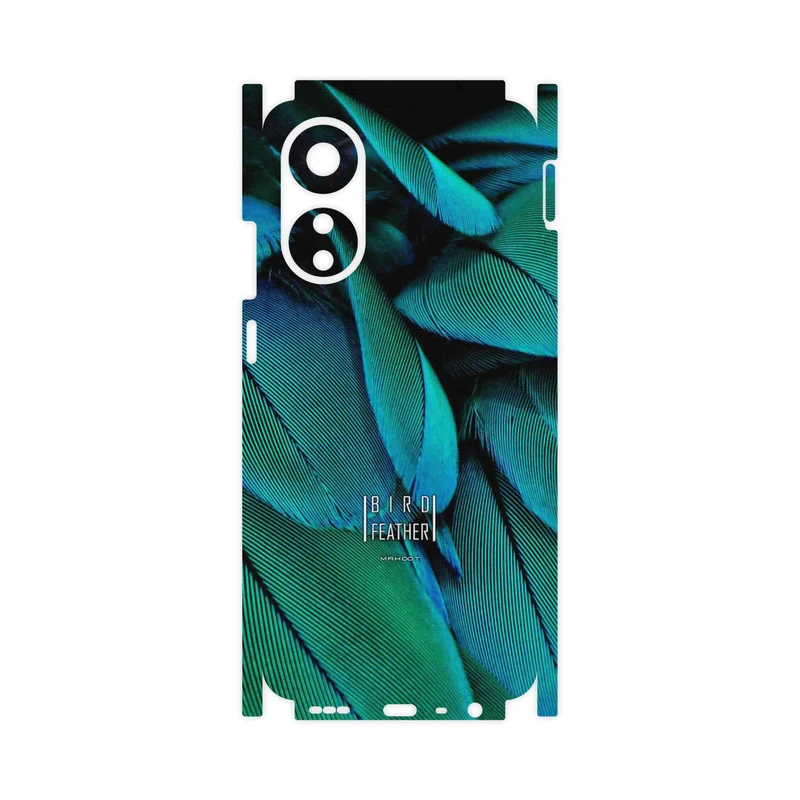 برچسب پوششی ماهوت مدل Green Feather-FullSkin مناسب برای گوشی موبایل اپو A78 4G