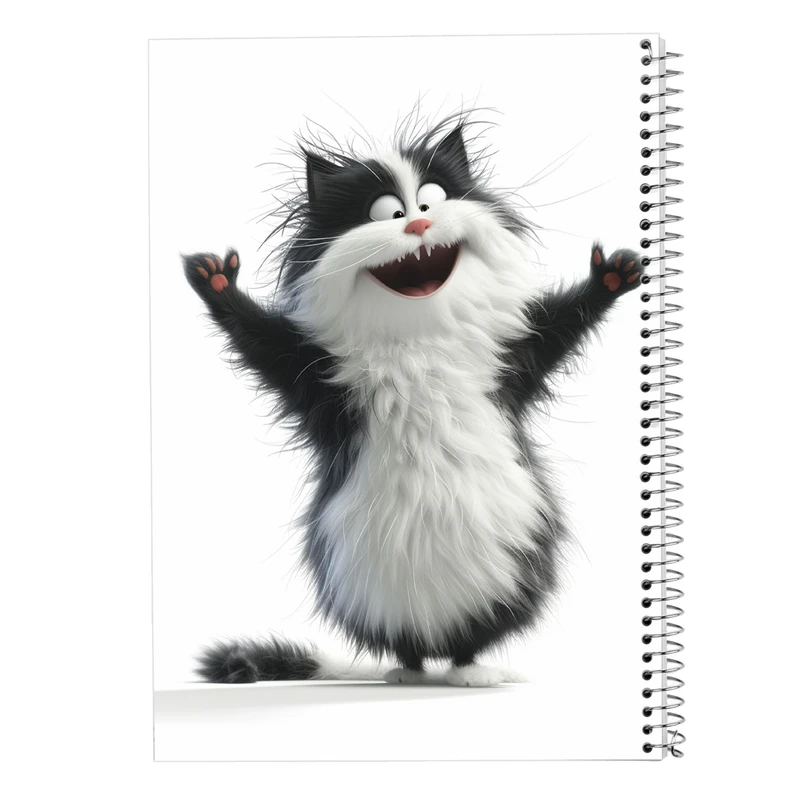 دفتر مشق 50 برگ مدوپد مدل گربه کد DF14718