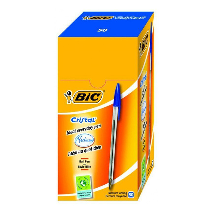 خودکار بیک مدل Cristal Medium بسته 50 عددی