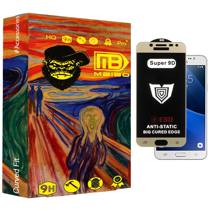 محافظ صفحه نمایش میبو مدل Super9D Valen 007 مناسب برای گوشی موبایل سامسونگ galaxy j7 prime