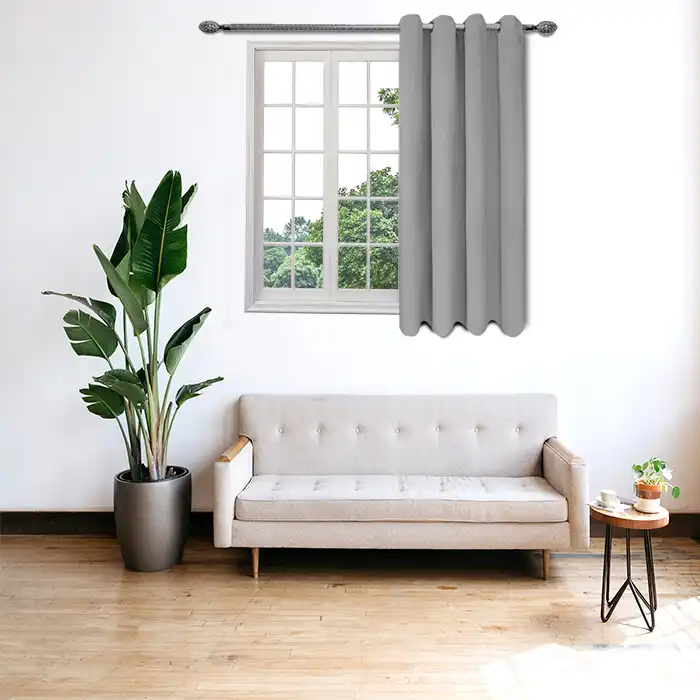 پرده نوین دکور سیاناو مدل مخمل هازان کد 1801 سایز 180 × 140 سانتی متر