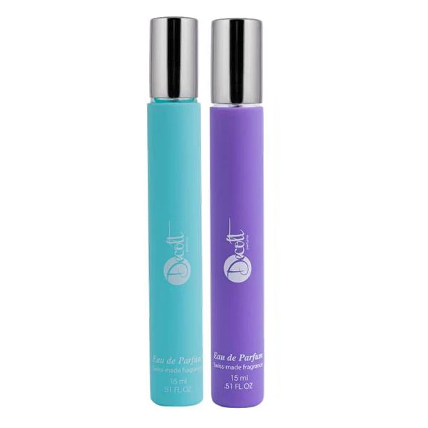 عطر جیبی زنانه دکلت مدل 334 حجم 15 میلی لیتر مجموعه 2 عددی