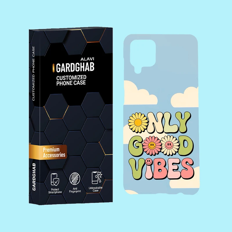 کاور گارد قاب علوی مدل متن مناسب برای گوشی موبایل سامسونگ Galaxy A12