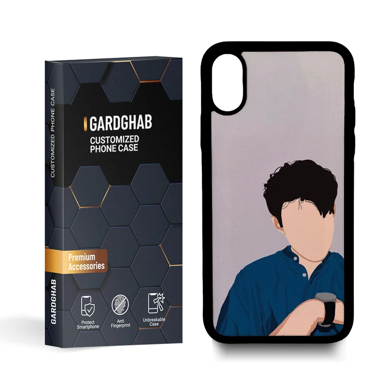  کاور گارد قاب مدل پسرانه مناسب برای گوشی موبایل اپل iphone x / xs 