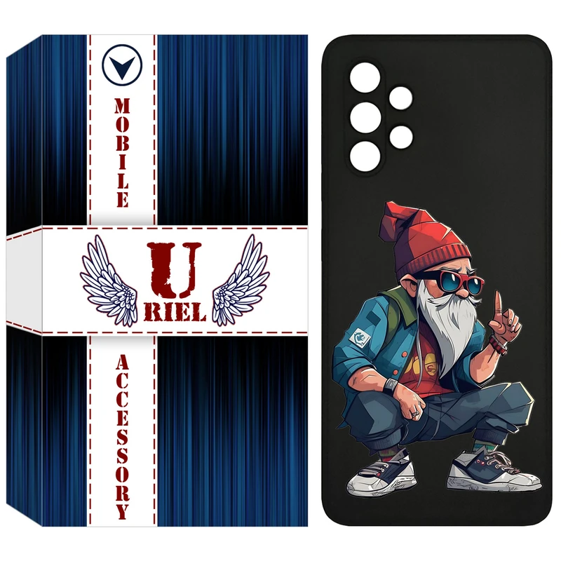 کاور یوریل مدل قاب KSH کد 48 طرح پیرمرد مناسب برای گوشی موبایل سامسونگ Galaxy A32 4G