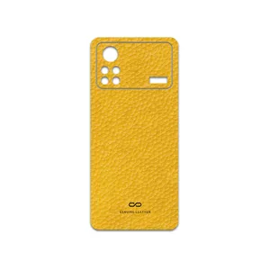 MAHOOT Mustard-Leather Cover Sticker for Xiaomi Poco X4 Pro 5G