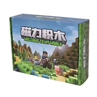 ساختنی مغناطیسی 48 تکه مای ورلد مدل ماینکرفت کد 001