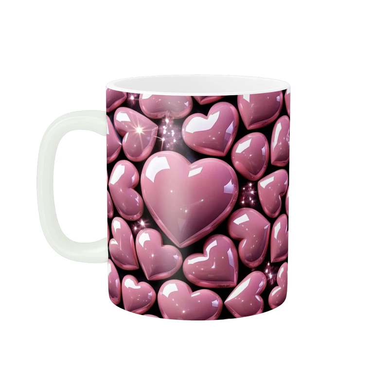 ماگ پاد آفرین طرح قلبی کد 5815