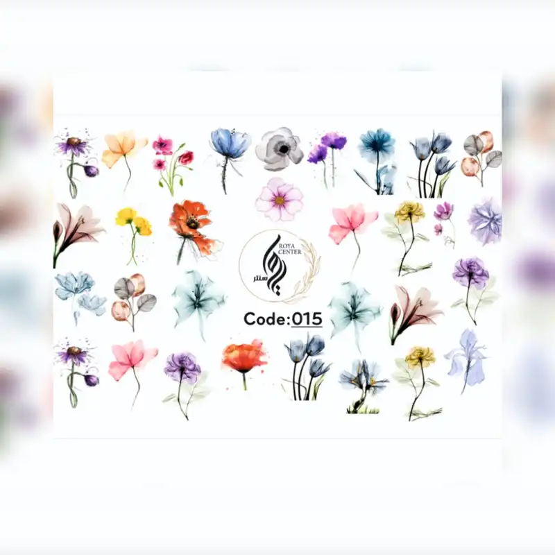 برچسب لنز ناخن مدل 015