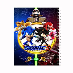 دفتر نقاشی 60 برگ طرح سونیک کد 012