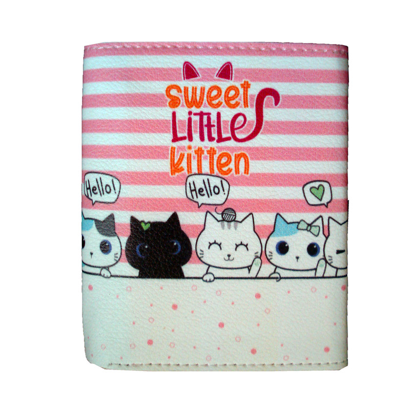 کیف پول دخترانه مدل sweet kitten کد 230