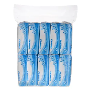 دستمال کاغذی 130 برگ فانوس مدل quality بسته 10 عددی