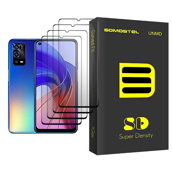 محافظ صفحه نمایش سوماستل مدل SD Glass MIX004 مناسب برای گوشی موبایل اوپو A55 بسته چهار عددی