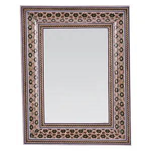 قاب آینه خاتم کاری طرح تذهیب کد 2519