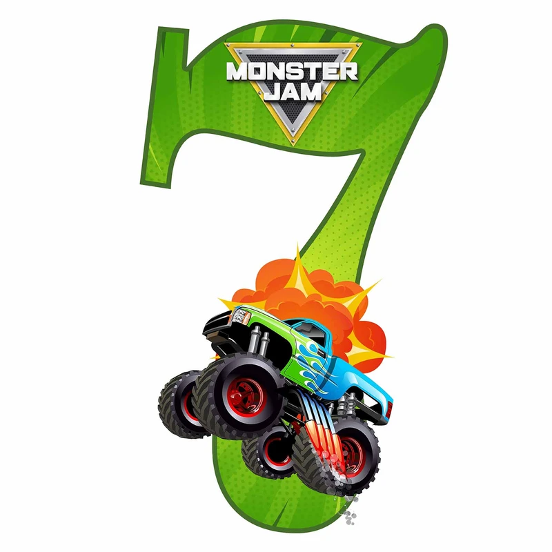 استند رومیزی مدل عدد 7 طرح مانستر جم کد 1580