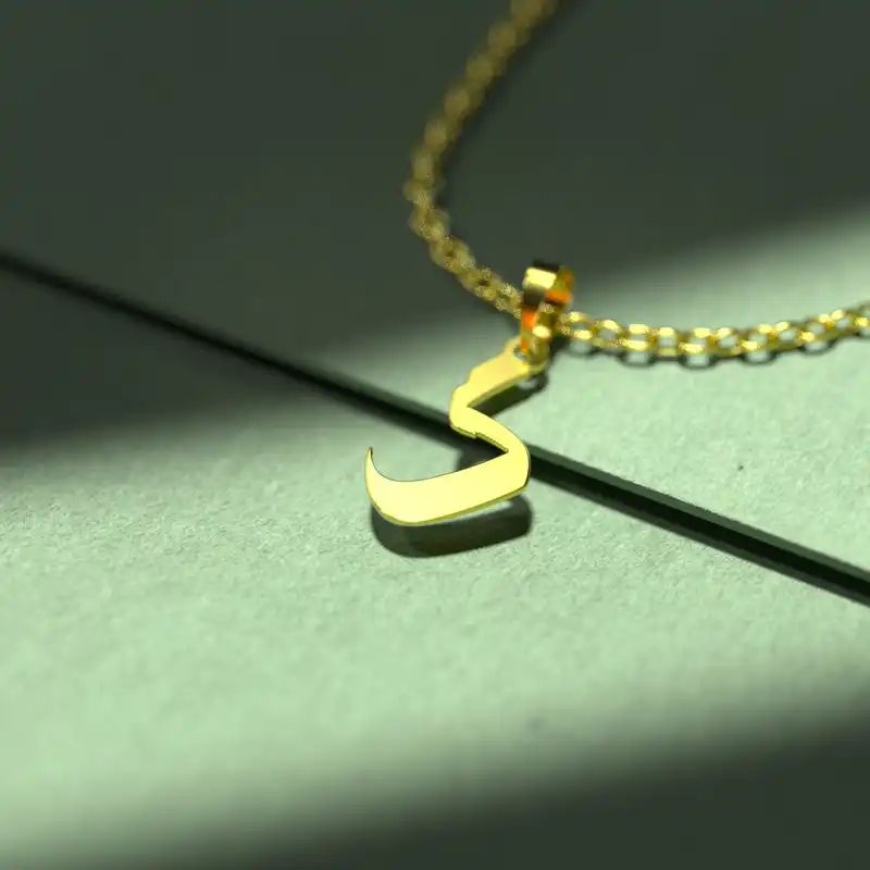 گردنبند طلا 18 عیار زنانه مدوپد مدل حرف گ کد I3-1-1186