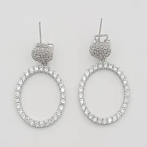 گوشواره نقره زنانه کد 2549