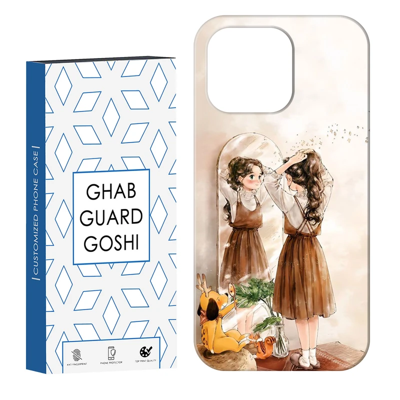 کاور قاب گارد گوشی طرح دخترانه کد Dimo-019 مناسب برای گوشی موبایل اپل IPHONE 16 PRO   