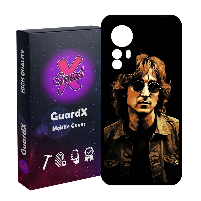 کاور گارد ایکس طرح مرد مدل Glass10753 مناسب برای گوشی موبایل شیائومی Redmi Note 12S