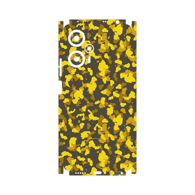 برچسب پوششی ماهوت مدل Yellow Infantry Army-FullSkin مناسب برای گوشی موبایل شیائومی Poco F5