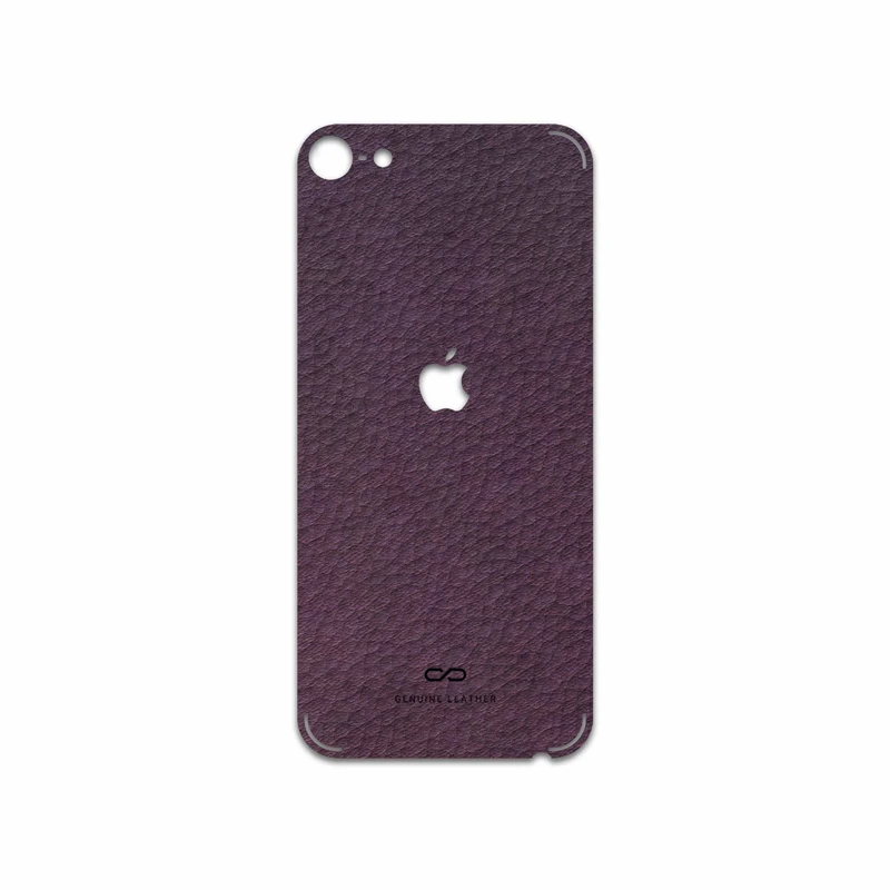 برچسب پوششی ماهوت مدل Purple-Leather مناسب برای گوشی موبایل اپل iPod touch 6th generation