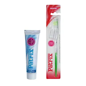  مسواک پاتریکس مدل 431 با برس متوسط به همراه خمیر دندان پاتریکس مدل Complete Care حجم 70 میلی لیتر