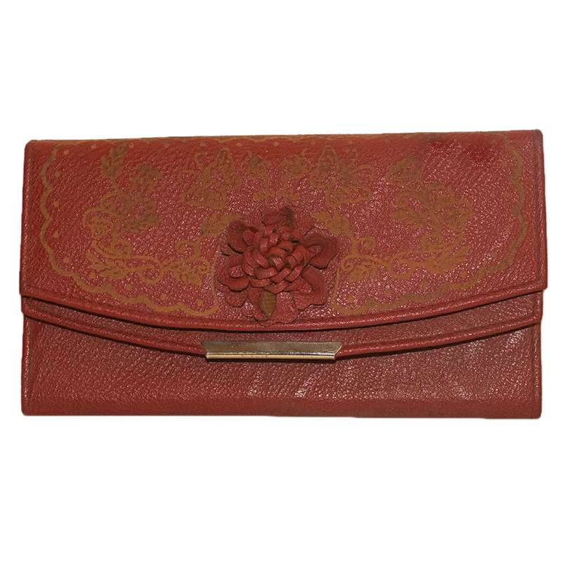 کیف پول زنانه مدل گل دار کد K19