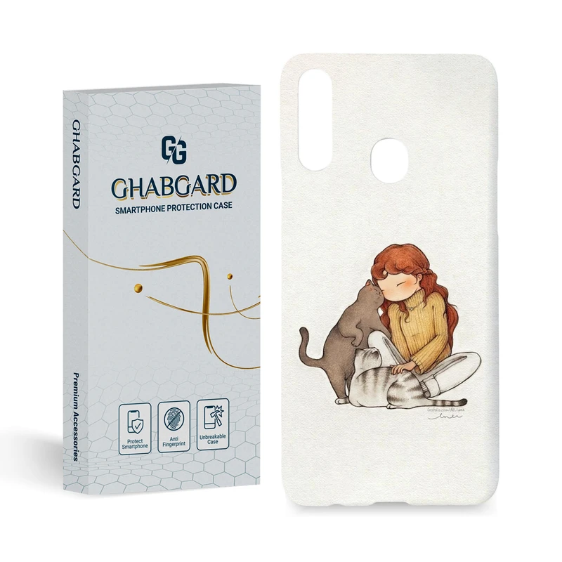 کاور قاب گارد مدل دخترانه مناسب برای گوشی موبایل سامسونگ Galaxy A20s