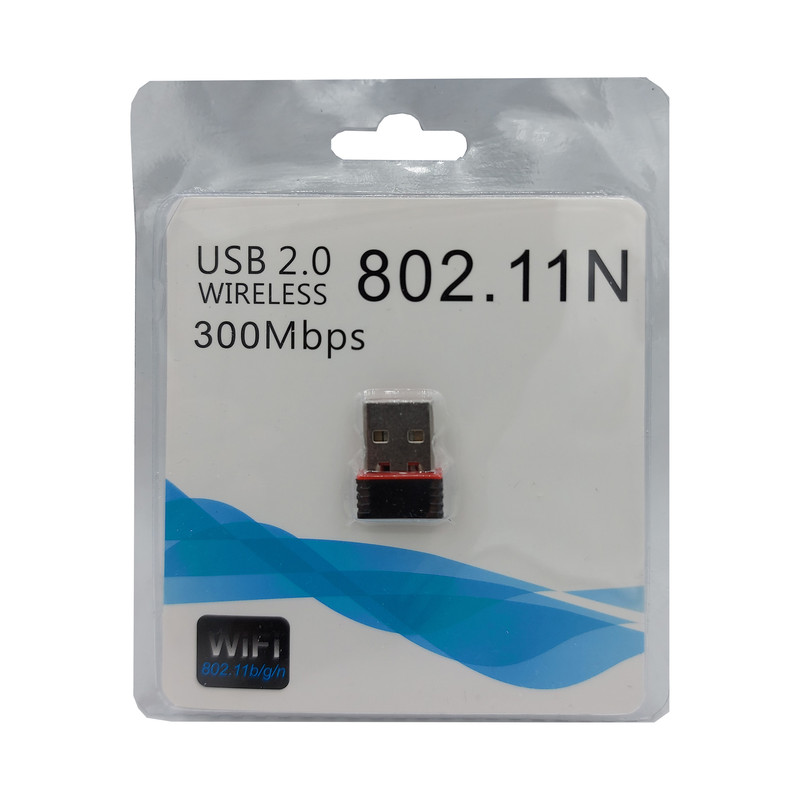 خرید و قیمت کارت شبکه بی سیم USB مدل WIFI 802.11b/g/n