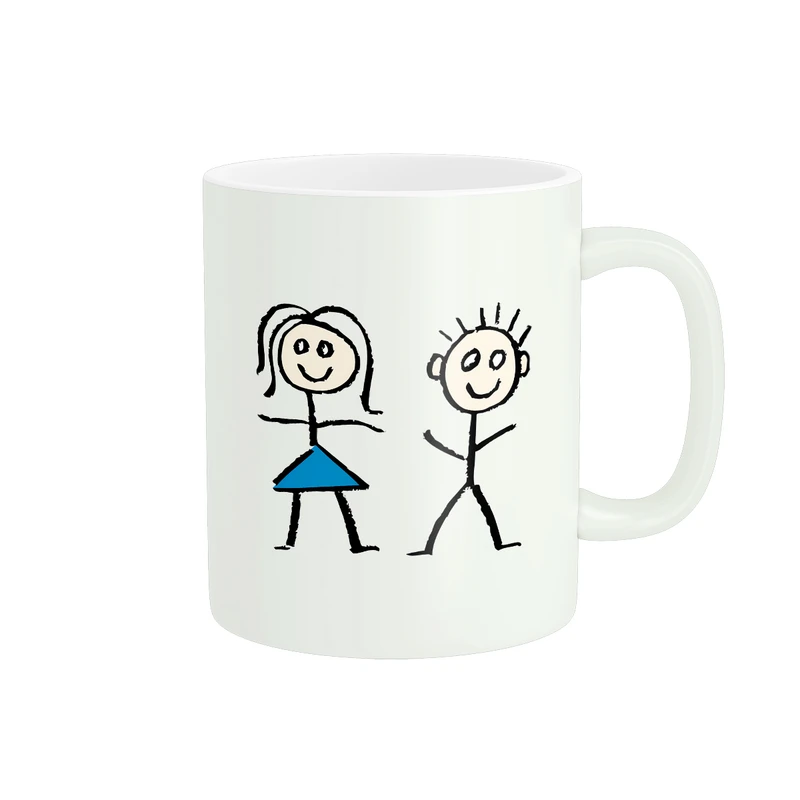 ماگ پاد آفرین مدل دختر و پسر کد DKC23