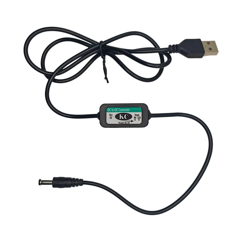 کابل تبدیل USB به 9 ولت کی سی مدل KC-35 طول 1 متر