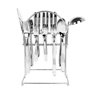 سرویس قاشق و چنگال 39 پارچه رولنزا مدل رومیزی کد D56