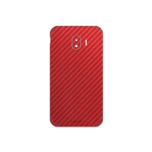 MAHOOT Red-Fiber Cover Sticker for Samsung Galaxy J2 Pro 2018