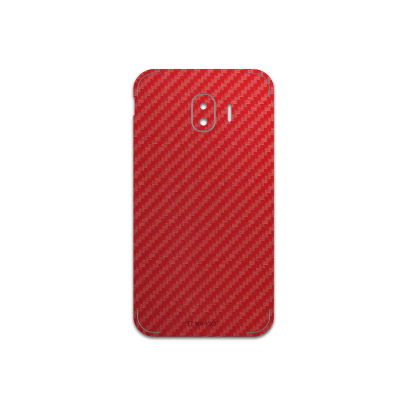 برچسب پوششی ماهوت مدل Red-Fiber مناسب برای گوشی موبایل سامسونگ Galaxy J2 Pro 2018