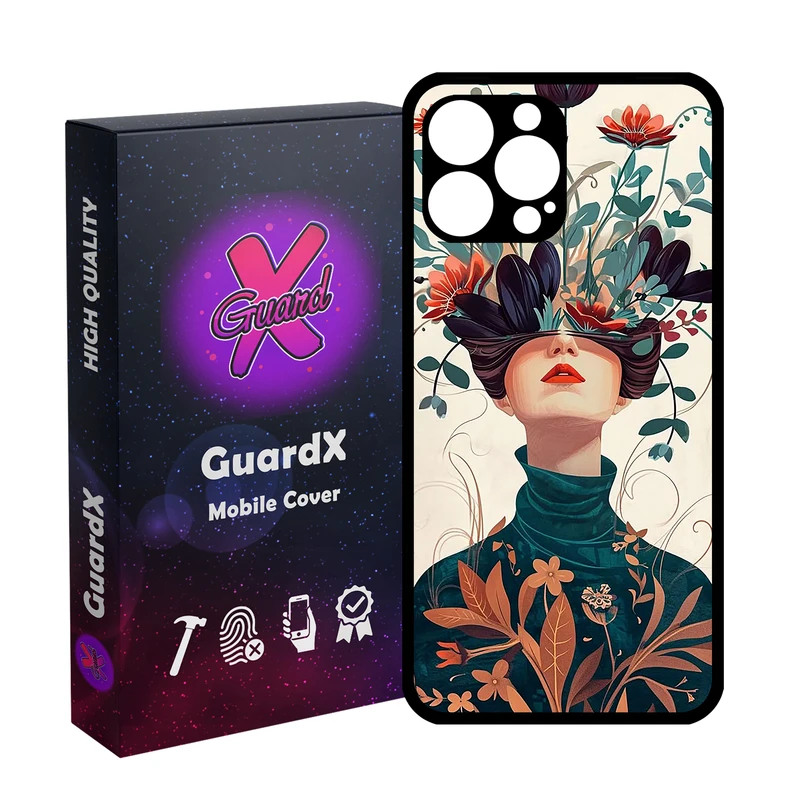 کاور گارد ایکس طرح دخترانه مدل  Glass10779 مناسب برای گوشی موبایل اپل iPhone 13 Pro Max