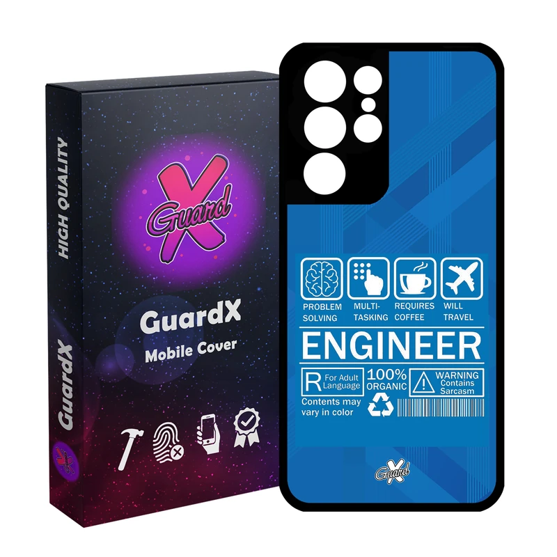 کاور گارد ایکس طرح مهندس مدل Glass10538 مناسب برای گوشی موبایل سامسونگ Galaxy S21 Ultra